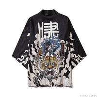 Thumbnail for Kimono-Cardigan-The-Tiger-Warrior-Back-View