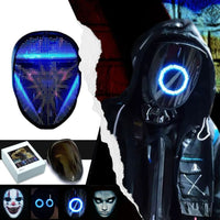 Thumbnail for LED Face Mask - Japanese Halloween LED Mask