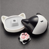 Thumbnail for Neko No Ashi Cat Paw Artisan Keycap Custom Resin Artisan Keycap Oreo Color