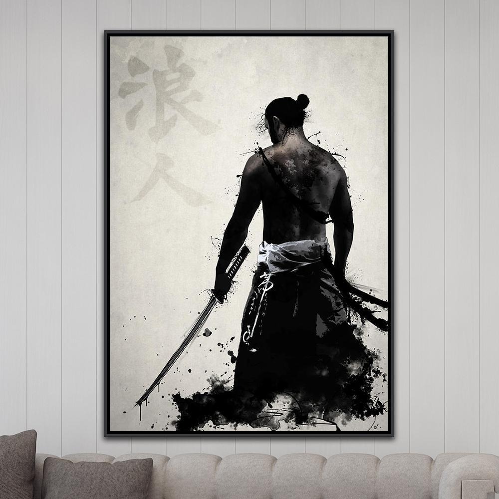The-Spirit-Of-The-Ronin-Canvas-Art
