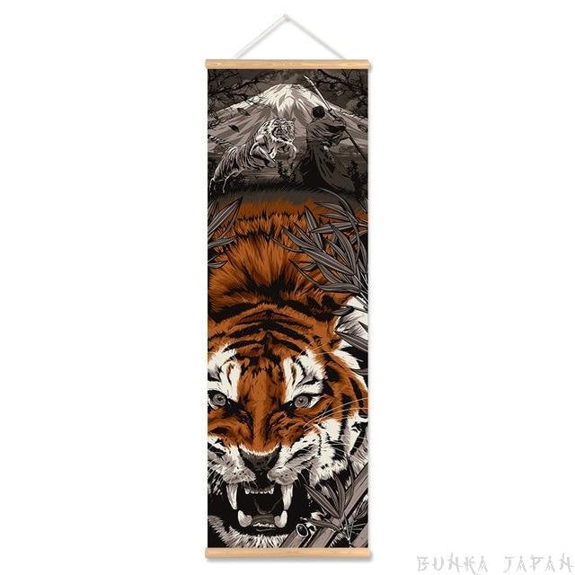 bushido-samurai-art-scroll-canvas-tiger