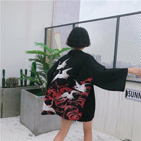 Thumbnail for Japanese-Kimono-Cardigan-Hakucho-V2