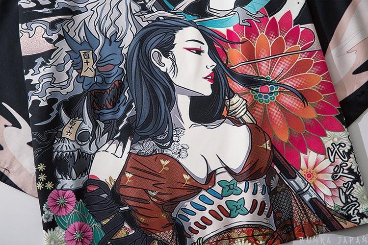 Kimono-Cardigan-Dekkai-Painting