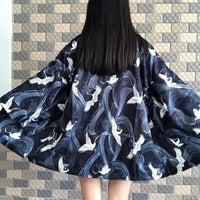 Thumbnail for Kimono-Cardigan-Hakucho-Back-View