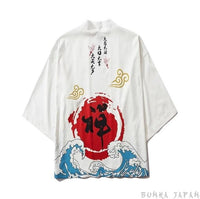 Thumbnail for Kimono-Cardigan-Peace-Back-View