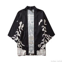 Thumbnail for Kimono-Cardigan-The-Tiger-Warrior-Front-View