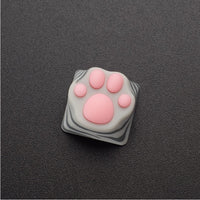 Thumbnail for Neko-No-Ashi-Cat_s-Paw-Keycap-Custom-Resin-Artisan-Keycap-Grey