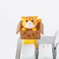 Thumbnail for Resin Keycaps Anime Cat Key Caps For Custom Mechanical Keyboard