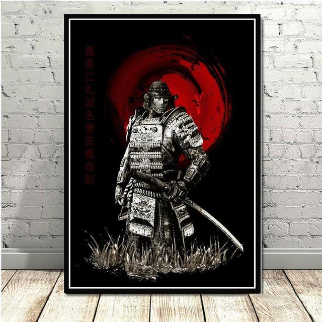 The-Spirit-Of-Samurai-Warriors-Canvas-Art