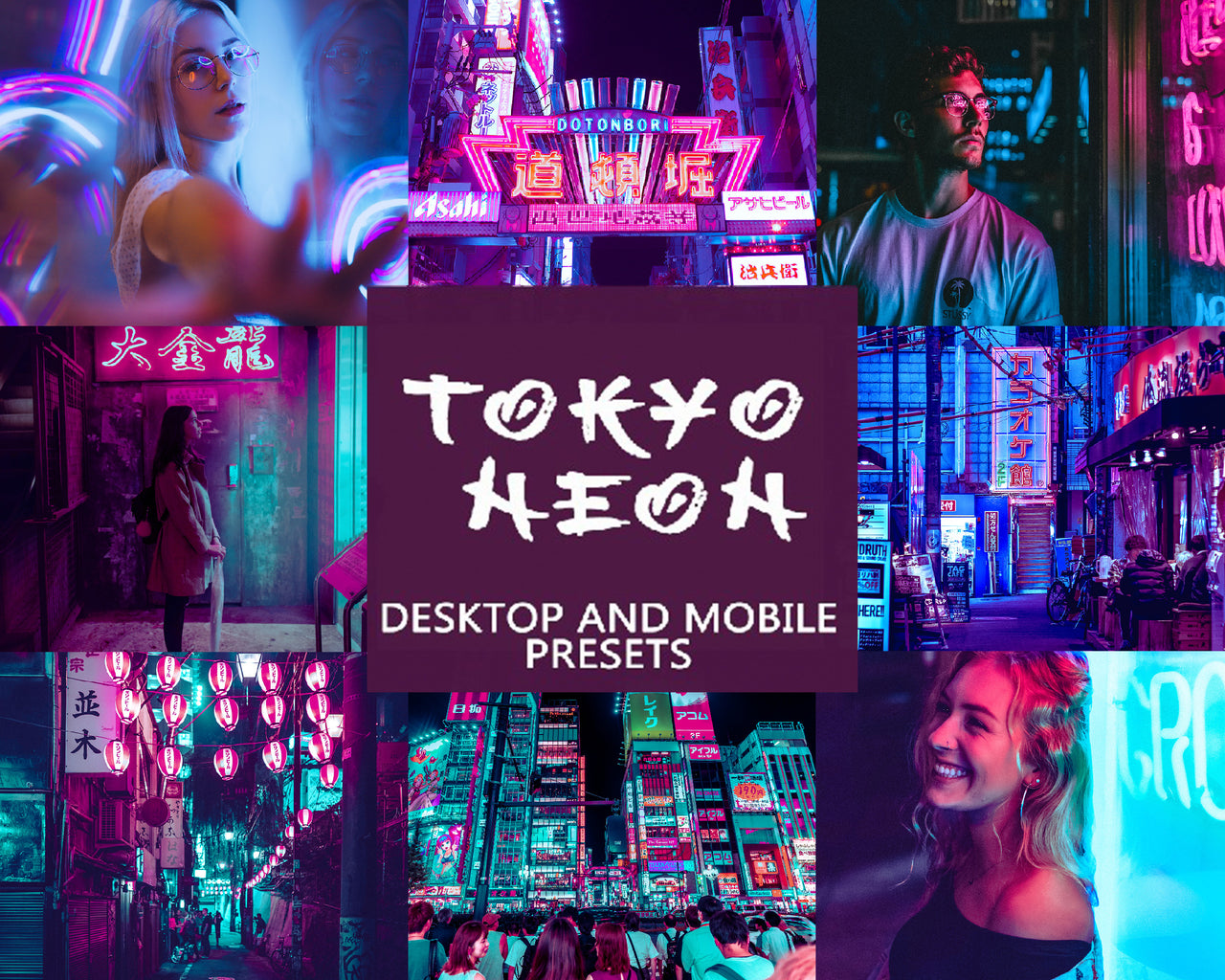 Tokyo Neon Adobe Lightroom Preset For Mobile & Desktop